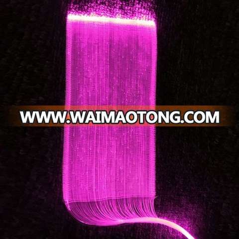 LED Fibre optic optical weaving Luminous light-emitting glow-in-the-dark fabric for Evening Banquet Wedding firm dress curtain